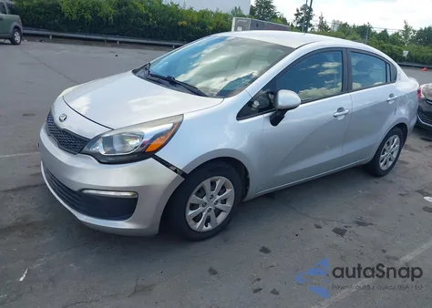 2016 Kia Rio Lx из США, поврежденный, VIN KNADM4A32G6597646